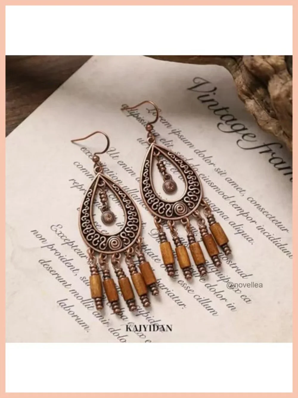 Boho Dangle Earrings for Women Trendy Handmade Long Drop Summer Jewelry Gift